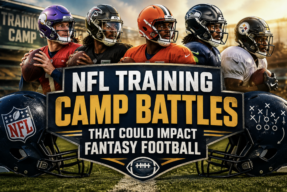 NFL players in action