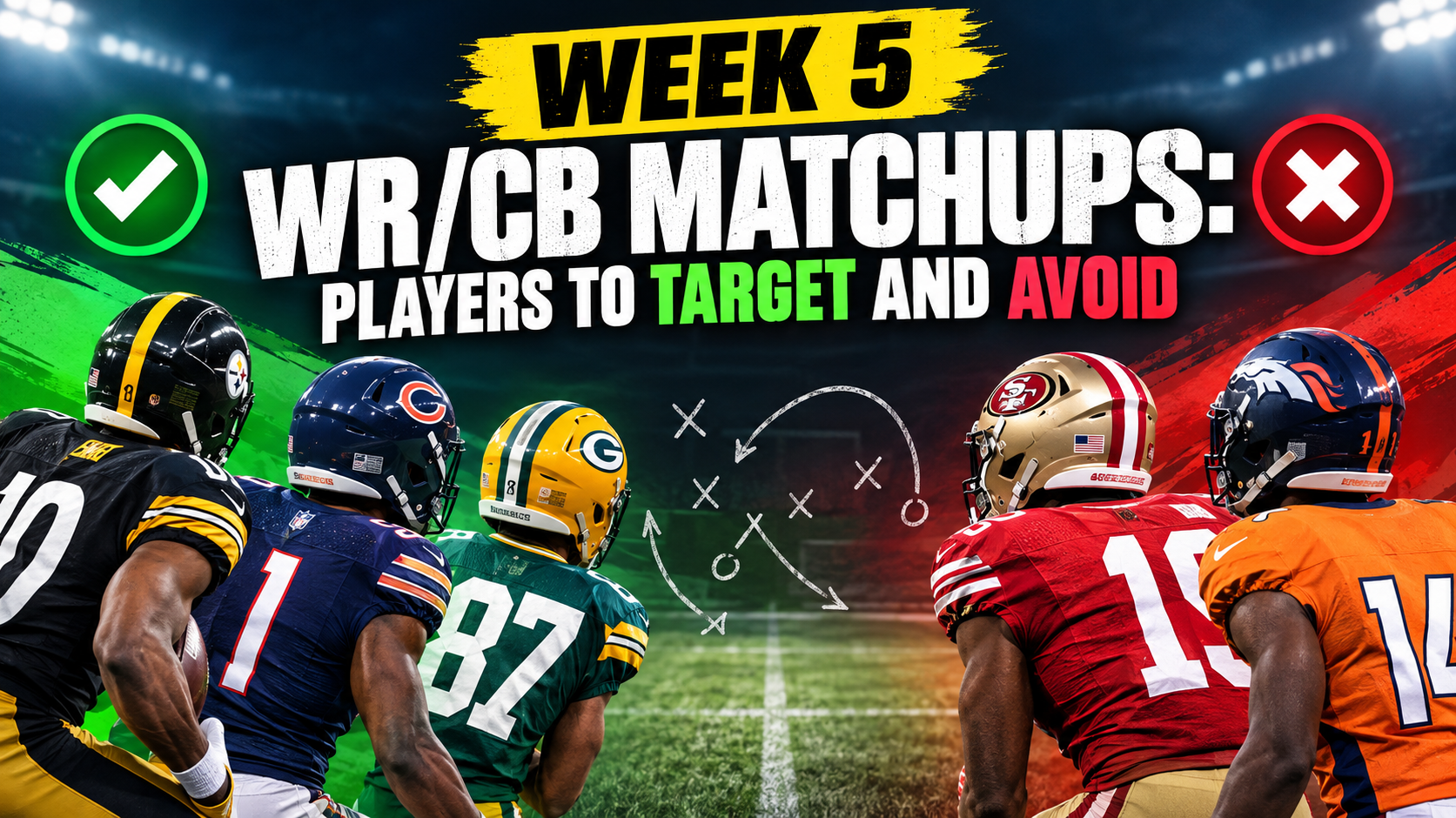 Week 5 WR/CB Matchups: Players to Target and Avoid