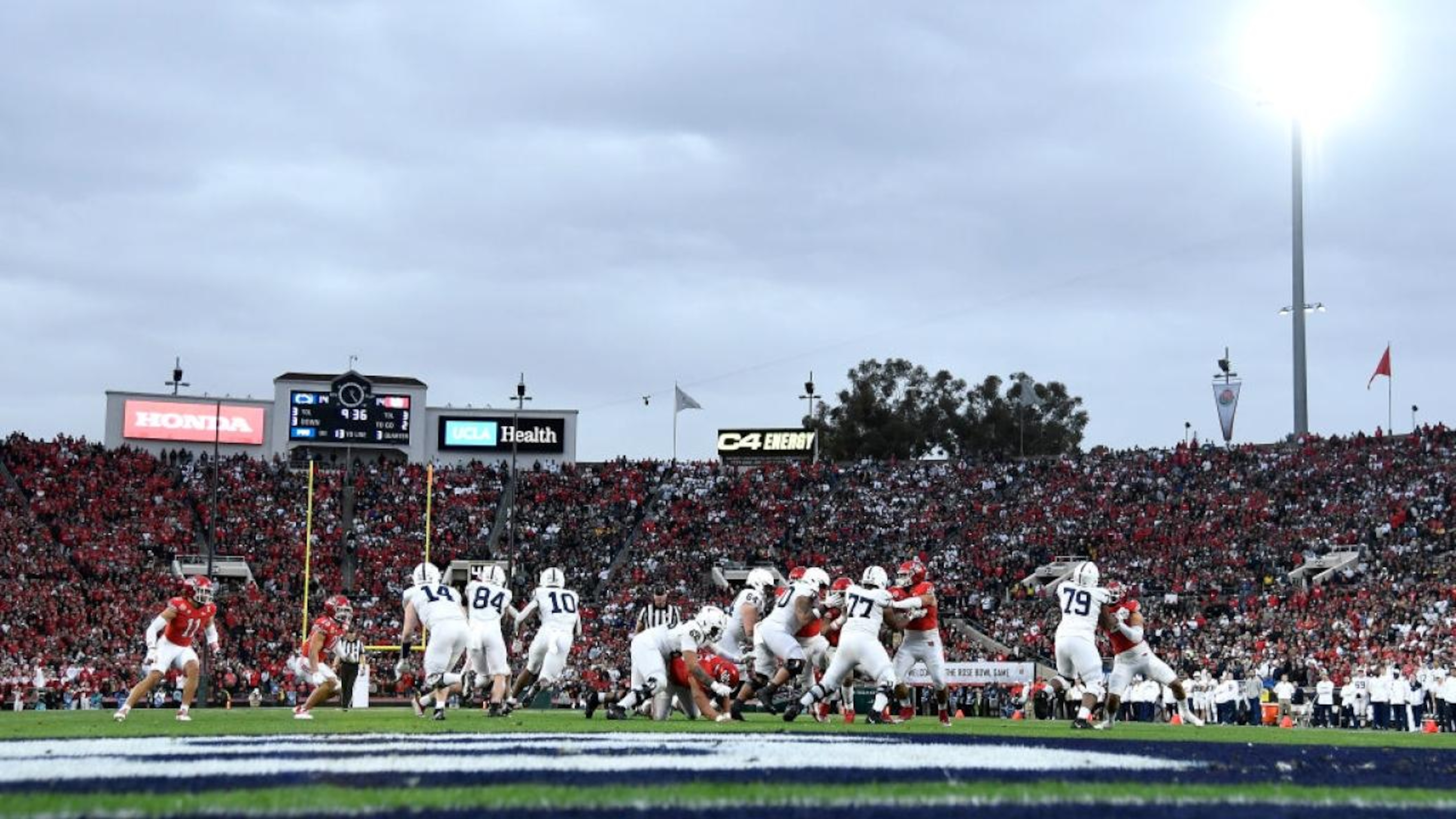 Major college football bowl stadium hosting a postseason game