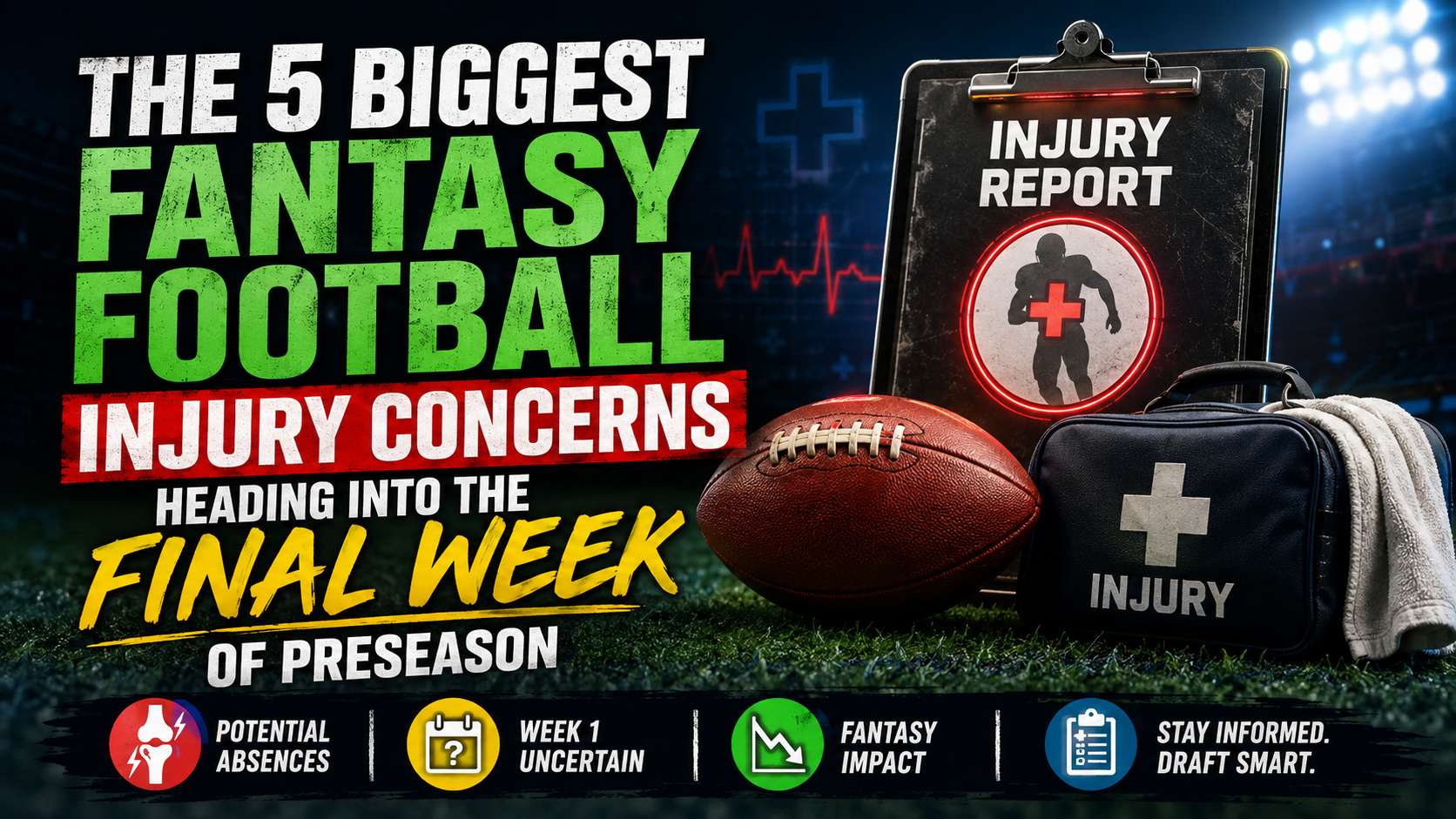 The 5 Biggest Fantasy Football Injury Concerns Heading Into the Final Week of Preseason — image 1