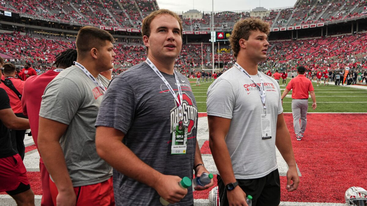 College football coach meeting with a recruit