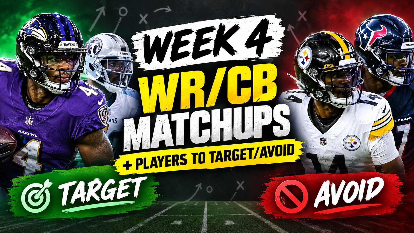 Week 4 WR/CB Matchups + Players to Target/Avoid — image 1