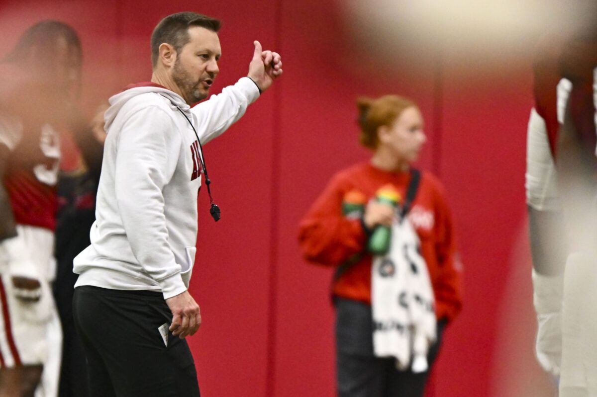 Goal-line football play viewed for instant replay