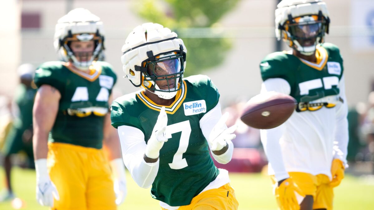 NFL practice-squad players participating in team practice