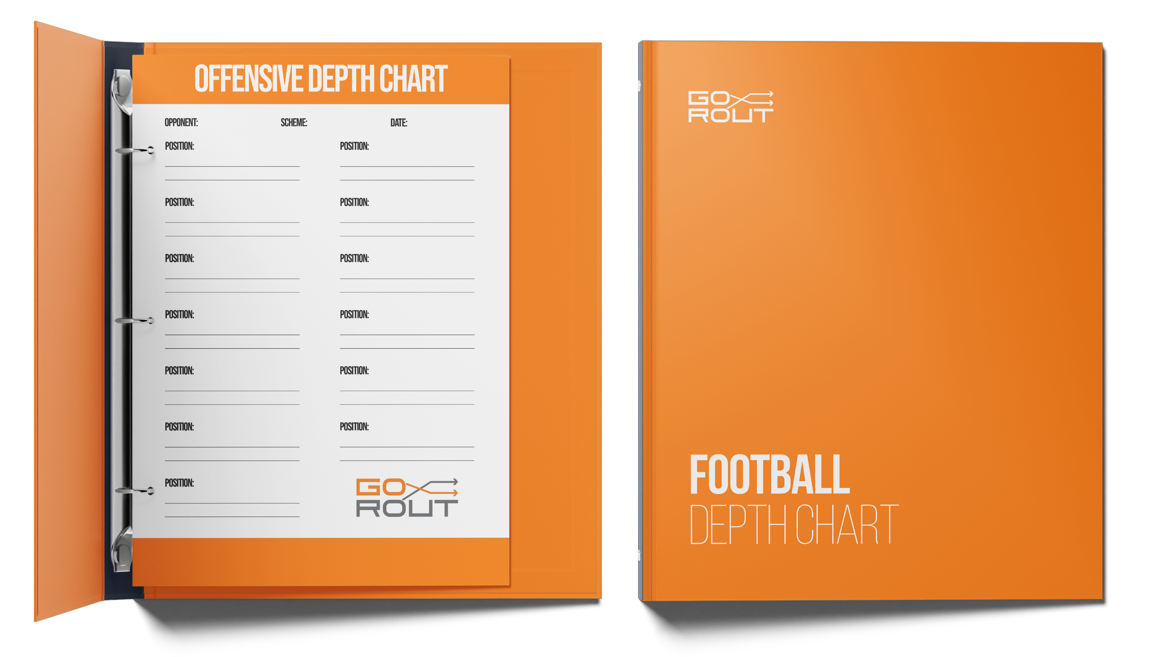 NFL roster depth chart used for team planning