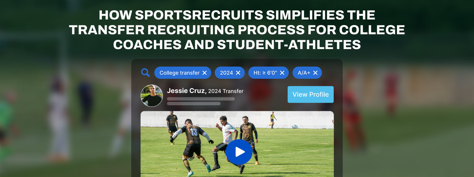 College football coaches evaluating a player during recruiting